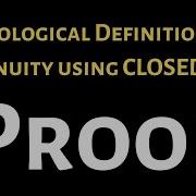 A Function Is Continuous Iff The Preimage Of A Set In The Codomain Is Open In The Domain Topology