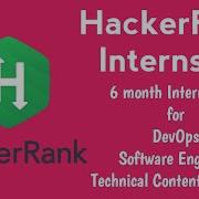 HackerRank Internship Technical Content Engineer Software Engineer DevOps 6 Month Internship