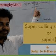 Super Calling Statement In Java Learn Java