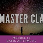 Basic Arithmetic Python Master Class 1g