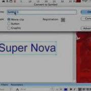 Adobe Flash Turn Text Into A MovieClip