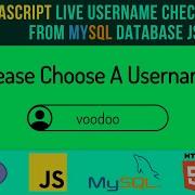 How To Create Live Username Checker From Database JSON API PHP MySQL JavaScript HTML CSS