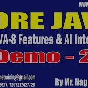 Уроки по основам Java с использованием возможностей Java 8 и интеграции ИИ Демонстрация 2