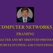 FRAMING CHARACTER AND BYTE ORIENTED PROTOCOLS BIT AND BYTE STUFFING AND UNSTUFFUNG