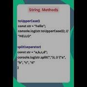 JavaScript String Methods With Examples Js Javascriptbeginners Javascript Shorts Viral Trending