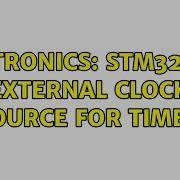 Electronics STM32f2xx External Clock Source For Timer 2 Solutions