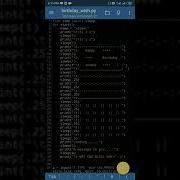 Birthday Wishes Program In Python Shorts