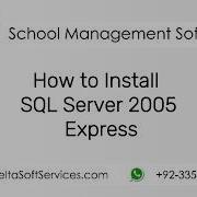 How To Install SQL Server 2005 Express On Windows 10 Urdu Hindi