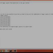 Magic Square Program In Java On Hackerrank