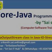 163 DataOutputStream Class In Java IO Streams Input Streams Output Streams In Java Streams