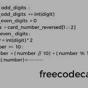 Lmplementing The Luhn Algorithm Python Beta Certification Step 29