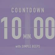 10 Minute Countdown Timer Flip Clock With Bell Alerts