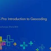 ArcGIS Pro Introduction To Geocoding