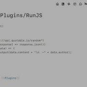 LogSeq RunJS Plugin Run Arbitrary JS Code In Your LogSeq Graph