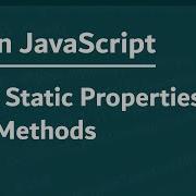 Learn JavaScript In Arabic 2021 152 Class Static Properties And Methods