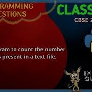 Python Program To Count Number Of VOWELS Present In A Text File Class 12 Practical Programs