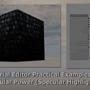 UDK Material Practical Examples Specular Highlight Size Specular Power