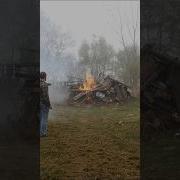 A Safe Way To Start A Burn Pile Farm Homestead Work Asmr Satisfying Shorts Fire