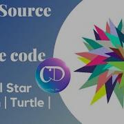 Draw Colourful Star Pattern In Python Turtle Spiral Of Stars