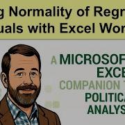 Testing Normality Of Regression Residuals With Excel Workbook