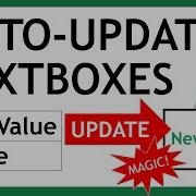 Automatically Update Data In A Textbox In Excel Dynamic Textboxes