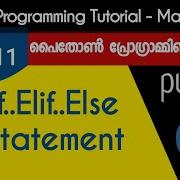 IF Else Statement Python Programming Tutorial Malayalam Part 11 0f 22