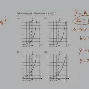 SAT MATH PROBLEM Exponential Graph 12