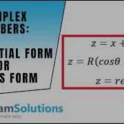 Complex Numbers Exponential Form Or Euler S Form ExamSolutions Maths Revision Tutorials