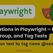 Annotations In Playwright How To Focus Skip Conditional Skip Group Tags A Test