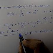 Complexity Of Discrete Fourier Transform DFT By Direct Method