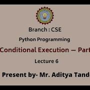 Python Programming Conditional Execution Part 1 AKTU Digital Education