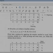 Math 141 The Simplex Method Mixed Constraints Part I