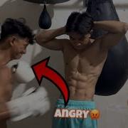 Intense Gut Punch With My Gym Bro He Got Angry When I Bragged To Him So He Went Wild
