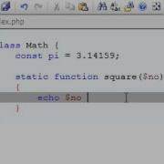 Per Class Constants And Static Methods PHP OOP
