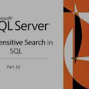 Case Sensitive Search In SQL Server