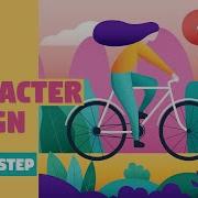 Иллюстрация персонажа Учебник Illustrator CC FLAT DESIGN