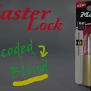 321 Master Lock декодирован BLIND