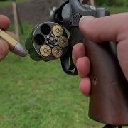 Pistol Smith Wesson 455 With 6 1 2 Inch Barrel Mark II POV Firing