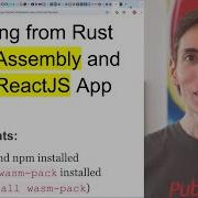 Compiling From Rust To WebAssembly And Run In ReactJS App