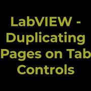 LabVIEW Duplicating Pages On Tab Controls