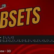 Subsets Leetcode 78 Backtracking Java Tamil