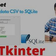 Export CSV Data To SQLite Table Using Tkinter Pandas DataExport CsvToSQlite