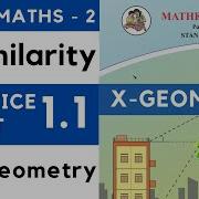 Similarity Practice Set 1 1 SSC Class 10 Geometry 10th Maths Part 2 Maharashtra State Board