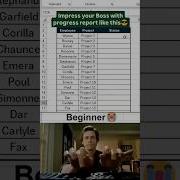 How To Create A Progress Report In Excel Simple Visual