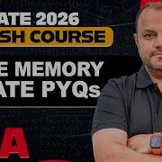 COA 10 Cache Memory GATE PYQs GATE 2026 COA Crash Course Bharat Sir