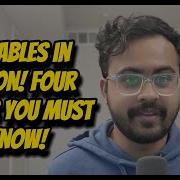 04 Variables In Python Datascience Python Variables