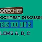 Codechef Starters 100 Video Solutions A To F By Raghav Goel TLE Eliminators
