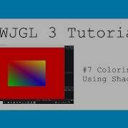 New LWJGL 3 3D Game Tutorial 7 Coloring Using Shaders