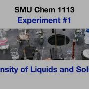 Experiment 1 Density Of Liquids And Solids SMU Chemistry