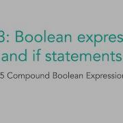 AP CSA 3 5 Compound Boolean Expressions